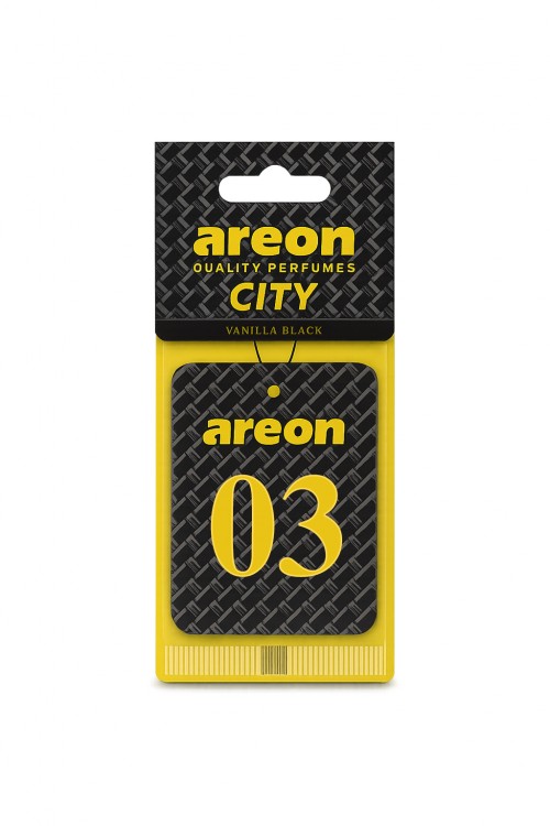 Areon City 03 Afyonkarahisar Vanilla Black Araç Asma Kokusu