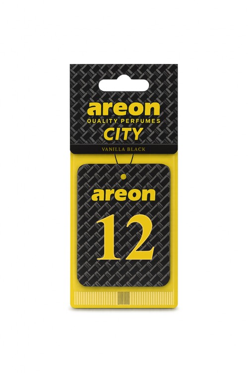Areon City 12 Bingöl Vanilla Black Araç Asma Kokusu