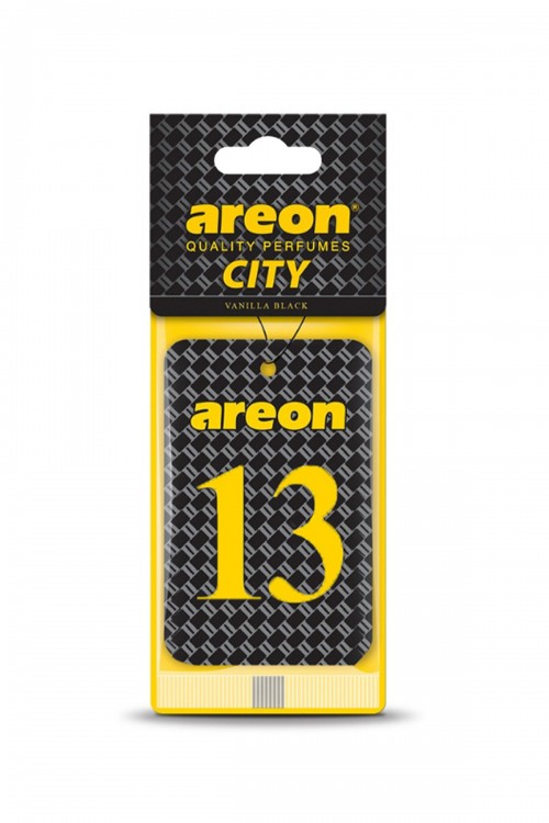 Areon City 13 Bitlis Vanilla Black Araç Asma Kokusu