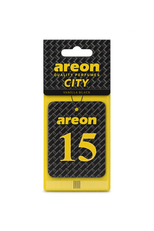 Areon City 15 Burdur Vanilla Black Araç Asma Kokusu