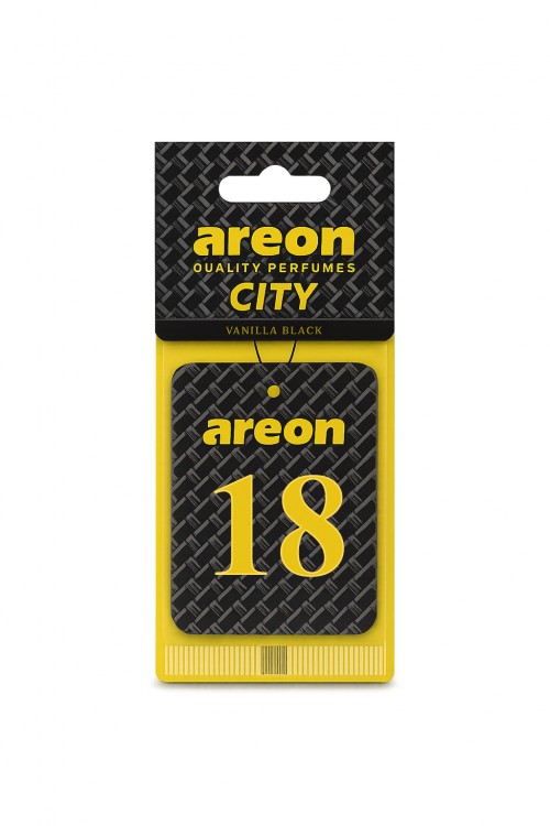 Areon City 18 Çankırı Vanilla Black Araç Asma Kokusu
