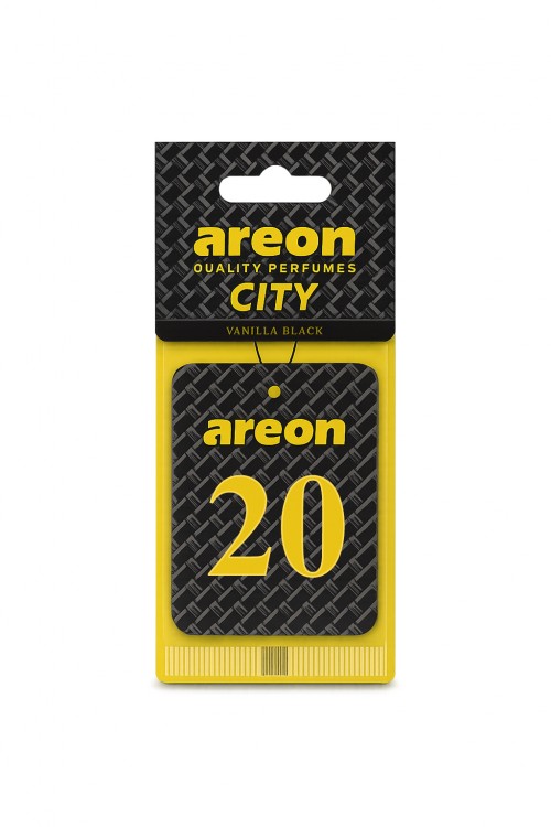 Areon City 20 Denizli Vanilla Black Araç Asma Kokusu