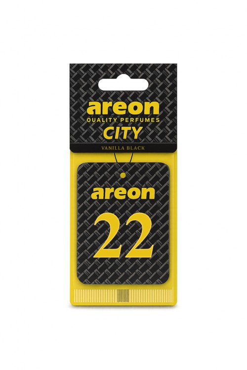 Areon City 22 Edirne Vanilla Black Araç Asma Kokusu