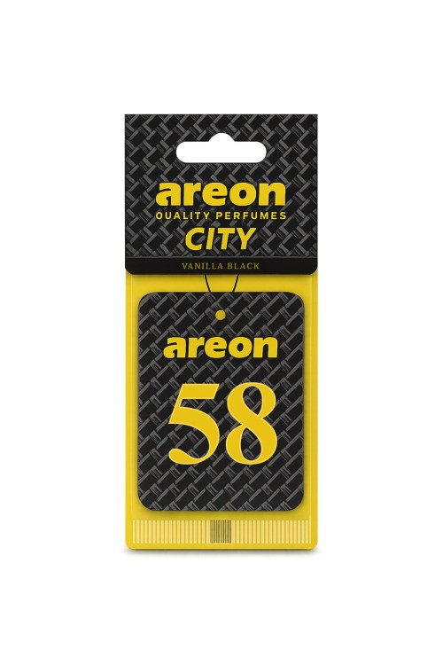 Areon City 58 Sivas Vanilla Black Araç Asma Kokusu