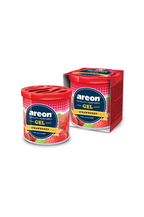 Areon Gel Can Strawberry Araç Bardaklık Kokusu