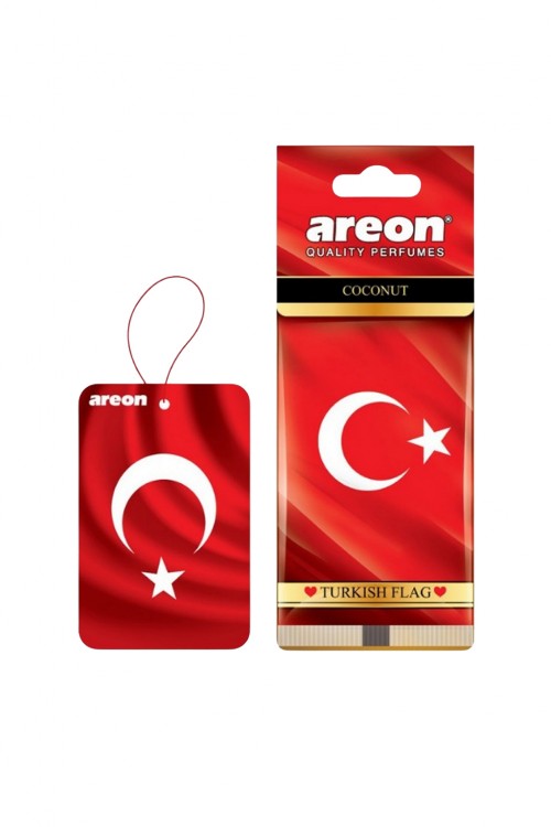 Areon Türk Bayrağı Coconut Araç Asma Kokusu